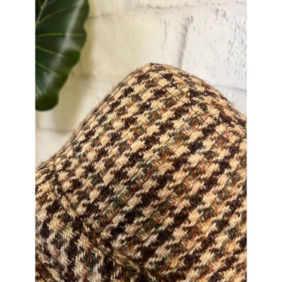Vintage Harris Tweed wool bucket hat, Sherlock Holmes hat - Picture 3 of 9